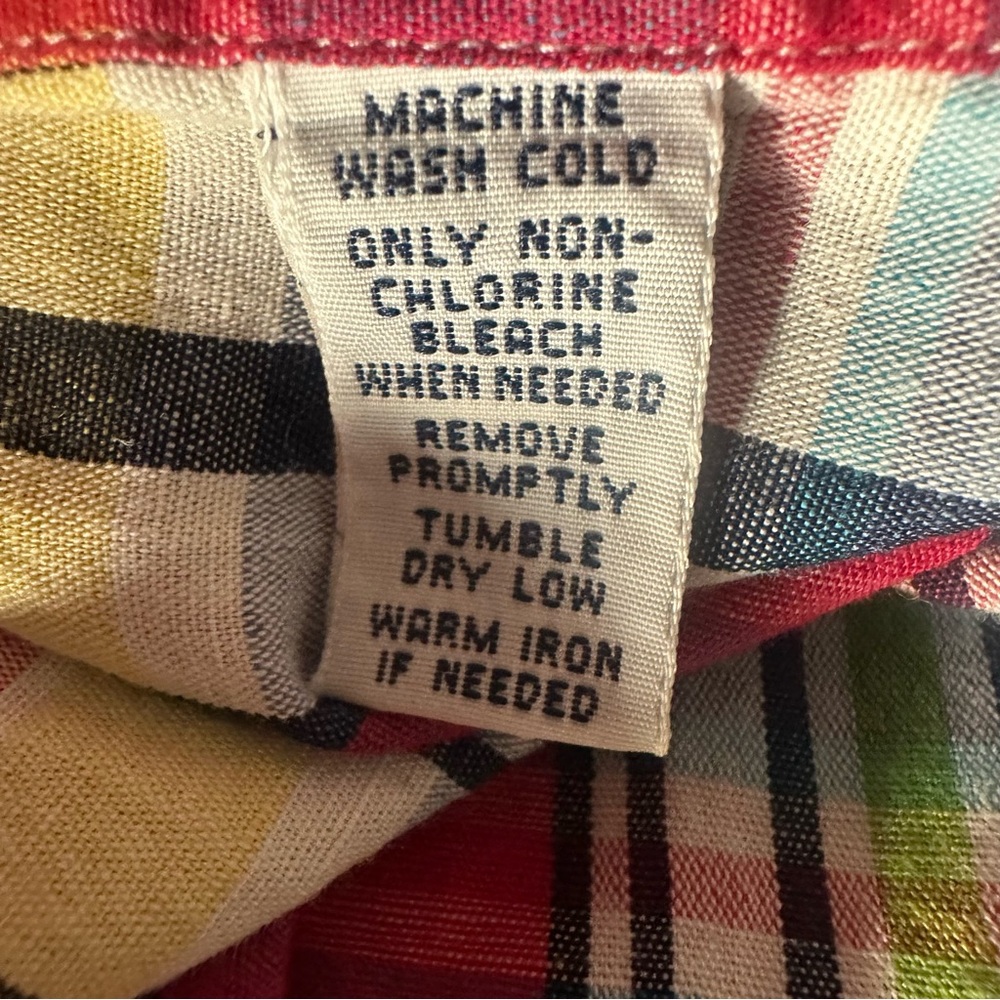 Polo Ralph Lauren Men’s Classic Short Sleeve Shirt Madras Plaid Button Down M - Picture 10 of 12